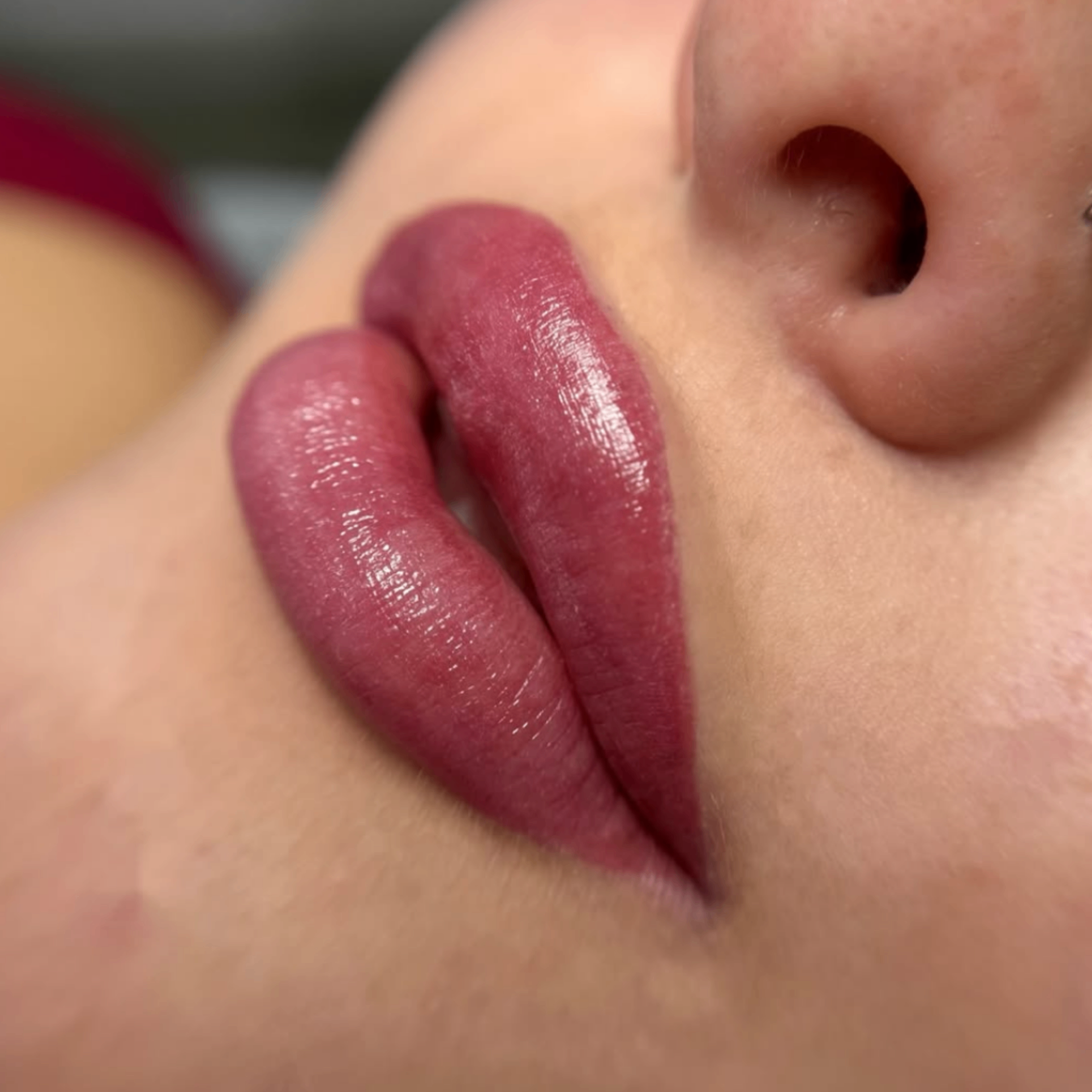 lip blush tattoo